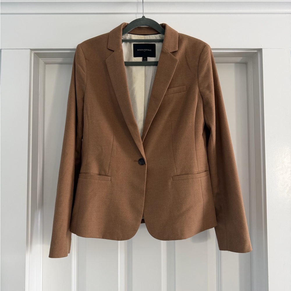 Banana Republic Tan Blazer Jacket